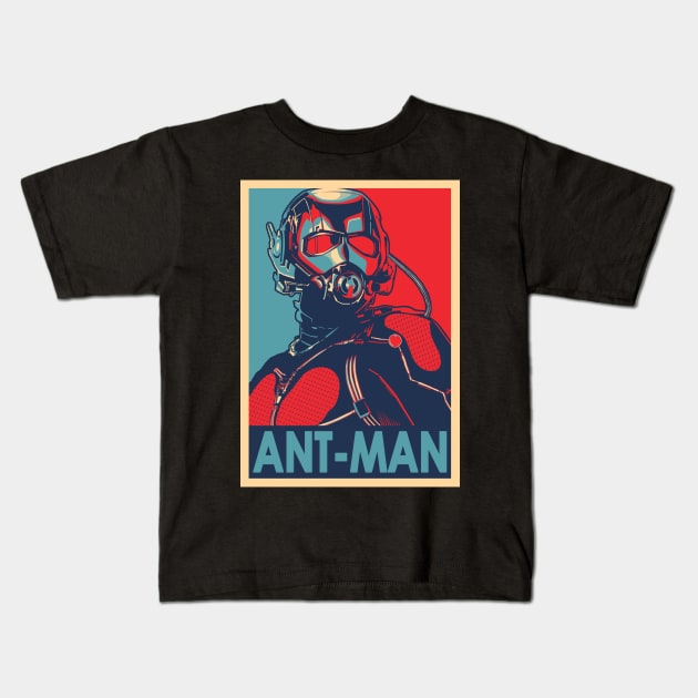 Ant-Man Kids T-Shirt by dnacreativedesign